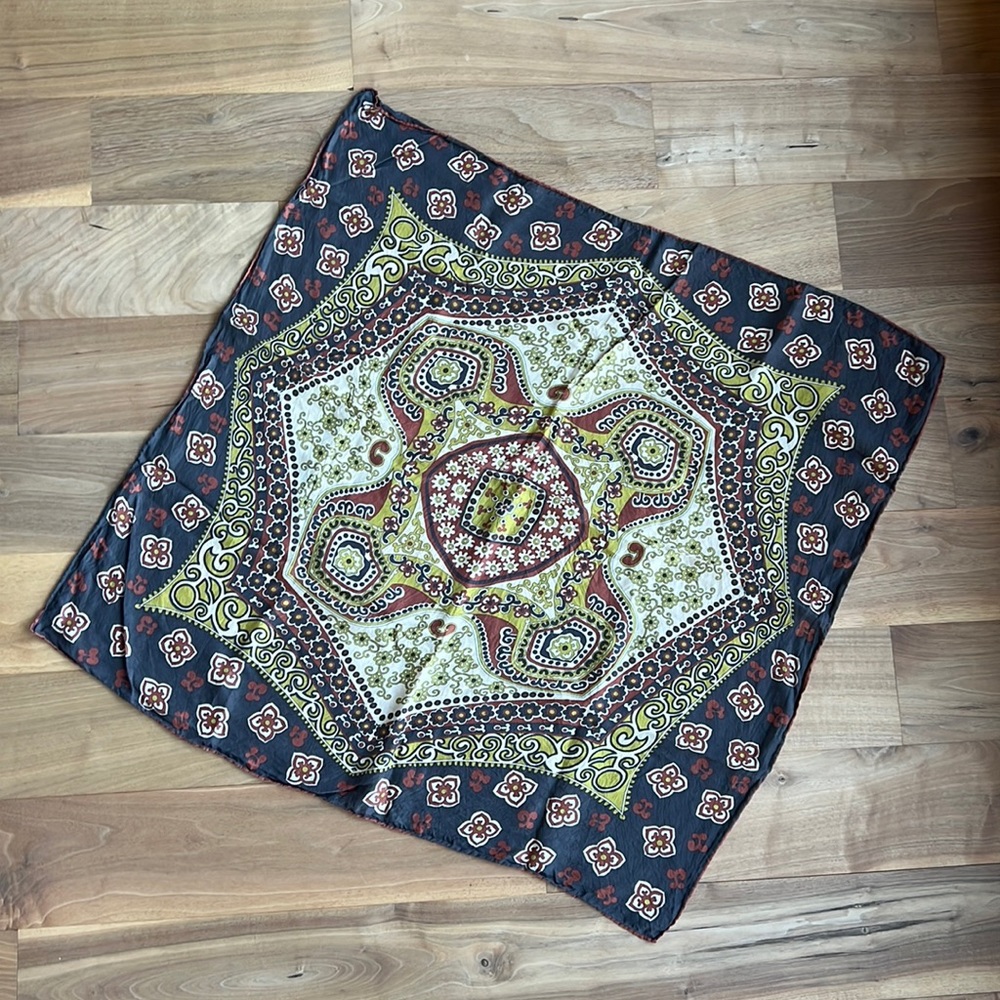 Vintage 70s Psychedelic scarf